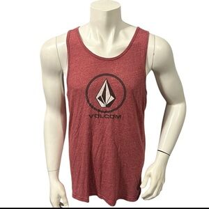 Volcom Men’s Tank Top Red Diamond Logo Sleeveless M